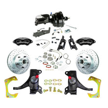 The Right Stuff 1973-87 GM C10 Truck 2" Drop Power Front Disc, Black Wilwood Caliper Black Upper - (TDC7325DBYP)