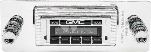 1947-53 GMC Truck - AM/FM Stereo Radio with GMC Logo (240W) - Chrome Face