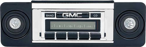 1967-72 GMC Truck - AM/FM Stereo Radio With GMC Logo (240W) - Chrome FaceM