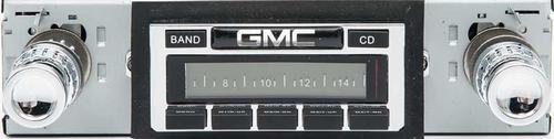 1960-63 GM Truck - AM/FM Radio with GMC Logo (240W) - Chrome Face