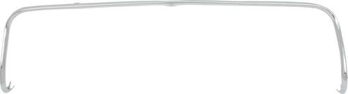 TF100253 - 1957 Chevy Bel Air, 150, 210, Nomad; Instrument Cluster Upper Molding; Chrome Plated Stainless Steel
