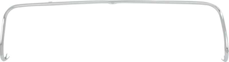 TF100253 - 1957 Chevy Bel Air, 150, 210, Nomad; Instrument Cluster Upper Molding; Chrome Plated Stainless Steel