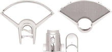 1955-56 Chevy Bel Air, 150, 210, Nomad; Dash Cluster Bezel Set; with Manual Transmission