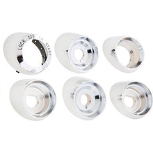 1957 Chevy Bel Air, 150, 210, Nomad; Dash Switch Bezel Set; Chrome; 6 Piece Set