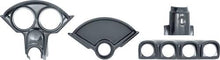 1955-56 Chevrolet Custom Faux Carbon Fiber Finish Dash Gauge Bezel Set