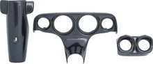 1957 Chevrolet Faux Carbon Fiber Finish Custom Dash Gauge Bezel Set