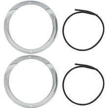 1955 Chevrolet Bel Air, 150, 210, Nomad; Headlamp Bezels; with Gaskets; Pair