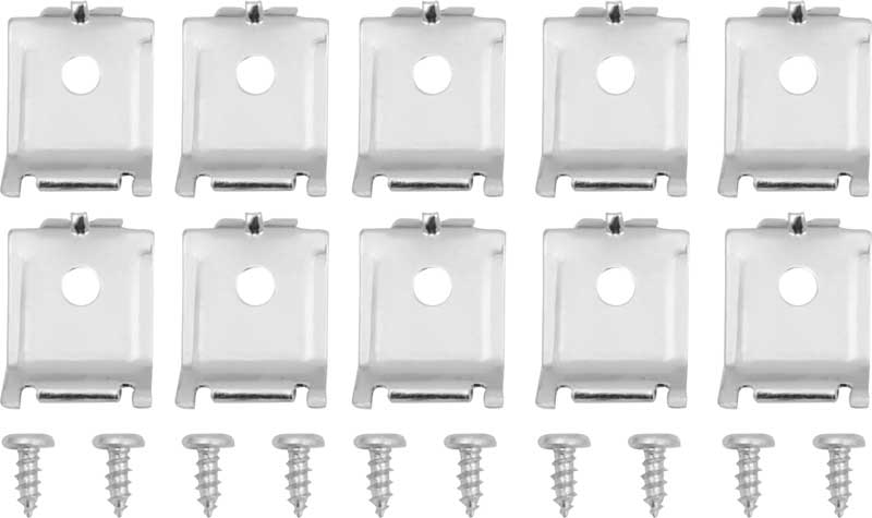 TF400021 - 1953-55 Chevy Bel Air, 150, 210; Rocker Panel Molding Clip Set