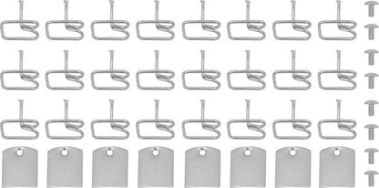 TF400025 - 1956 Chevrolet Bel Air; Door Molding Clip Set