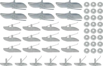 TF400031 - 1956 Chevrolet 210 2 Door Quarter Panel Molding Clip Set