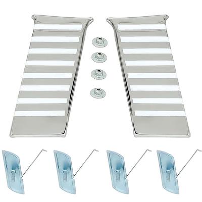 TF400092 - 1955 Chevrolet Bel Air, 210; Lower Paint Divider Moldings; 2 & 4 Door; Stainless Steel; Pair