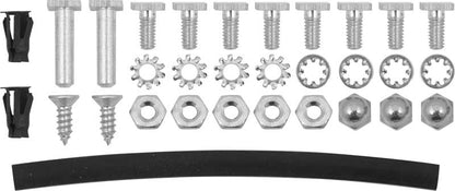 TF400111 - 1957 Chevrolet Bel Air, Rear Deck Lid Lower Molding Hardware Set