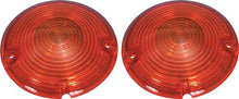 1957 Chevrolet Bel Air, 150, 210, Nomad; Park Lamp Lens; Amber; Pair