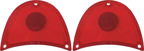 1957 Chevrolet Bel  Air, 150, 210, Nomad; Red Tail Light Lens; Pair