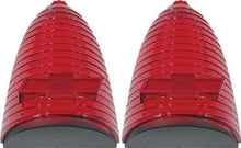 1955 Chevy Bel Air, 150, 210, Nomad; Tail Lamp Lenses; with Red Bow Tie; Pair