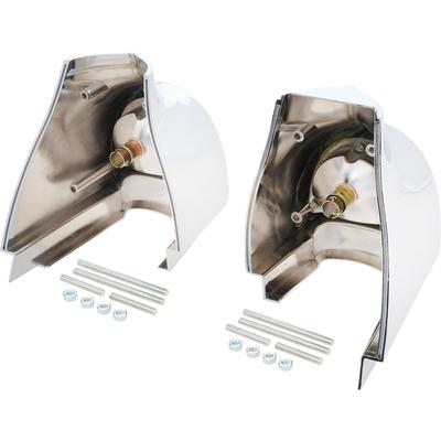 1957 Chevrolet Bel Air, 150, 210, Nomad; Tail Lamp Housings; Die-Cast; with Hardware; Pair