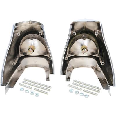 1957 Chevrolet Bel Air, 150, 210, Nomad; Tail Lamp Housings; Die-Cast; with Hardware; Pair