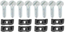 1955-57 Chevrolet Headlamp Bucket To Body Fasteners With Slotted Pan Head Screws