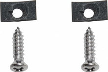 1957 Chevy Bel Air, 150, 210, Nomad; Rear License Lens Retainer Set