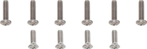 1955 Chevy Bel Air, 150, 210, Nomad; Park Light, Tail Lamp, Back Up Lens Screw Set; 10 Piece Set