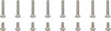 1956 Chevy Bel Air, 150, 210, Nomad; Park Light, Tail Lamp, Back Up Lens Screw Set; 16 Piece Set