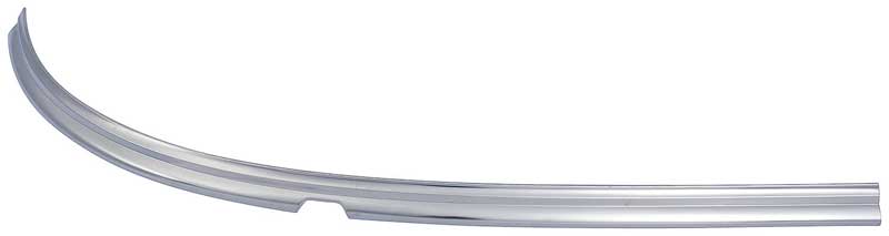 TF401229 - 1957 Chevy Bel Air, 150, 210, Nomad; Lower Windshield Molding; RH Passenger Side;Stainless Steel