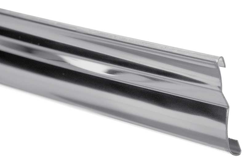 TF401229 - 1957 Chevy Bel Air, 150, 210, Nomad; Lower Windshield Molding; RH Passenger Side;Stainless Steel