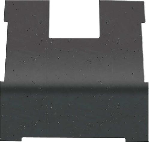 1955-56 Chevrolet Bel Air, 150, 210, Nomad; Deluxe Heater Indicator Lens Backing Plate