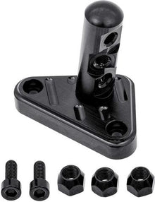 Lokar Throttle Cable Bracket - 1985-91 TPI Engines - Triple Hole - Black Finish