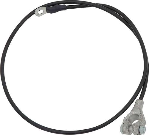 1957 Bel Air, 150, 210, Nomad, 1958-60 Impala, Bel Air, Biscayne; Negative Battery Cable; V8; without Air Conditioning