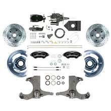 The Right Stuff 1960-62 GM Truck Hydraulic Assist Front Disc Brake Kit, Black Wilwood Calipers - (THB6015BYP)
