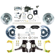 The Right Stuff 60-62 GM Truck 2" Drop Hydraulic Assist Front Disc Kit Blk Wilwood Calipers - (THB6015DBXP)