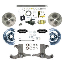 The Right Stuff 1960-62 GM Truck, Hydraulic Assist Front Disc Brake Kit, Black Wilwood Calipers - (THB6016BP)