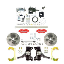 The Right Stuff 60-62 GM Truck Hydraulic Assist, 2" Drop, Front Disc Brakes, Red Wilwood Caliper - (THB6016DZXP)