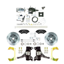 The Right Stuff 1963-66 Chevy Truck 2" Drop, Hydro Boost Disc Brake Conv Black Wilwood Calipers - (THB6325DBXP)