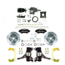 The Right Stuff 1963-66 GM Truck 2" Drop Black Hydraulic Assist Disc Conv Black Wilwood Calipers - (THB6325DBYP)