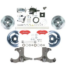 The Right Stuff 1963-66 Chevy Truck, Hydro Boost Disc Brake Conversion Kit Red Wilwood Calipers - (THB6325ZXP)