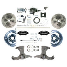 The Right Stuff 1963-66 Chevy Truck Hydro Boost Disc Brake Conversion Kit Black Wilwood Calipers - (THB6326BXP)