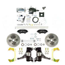The Right Stuff 1963-66 Chevy Truck, 2" Drop, Hydro Boost Disc Brake Kit Black Wilwood Calipers - (THB6326DBXP)