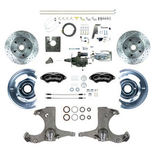 The Right Stuff 67-70 Chevy C10/15 Truck Chrome Hydraulic Assist Front Conv Blk Wilwood Calipers - (THB6725BXP)