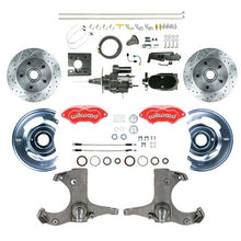 The Right Stuff 1967-70 GM C10/C15 Truck, 2WD Black Hydraulic Assist Conv, Red Wilwood Calipers - (THB6725ZYP)