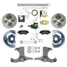 The Right Stuff 67-70 Chevy C10/15 Truck Hydraulic Assist Disc Brake Kit Black Wilwood Calipers - (THB6726BP)
