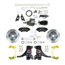 The Right Stuff 73-87 GM C10/15 Truck 2" Drop Black Hydraulic Assist Disc Black Wilwood Calipers - (THB7325DBYP)
