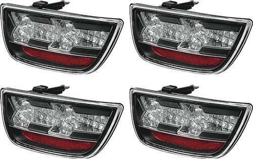 2010-13 Chevy Camaro LED Tail Lights - Black