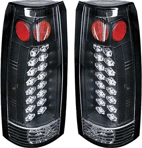 1988-99 GM Truck Black LED Tail Lamps