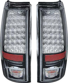 1999-02 Silverado / Sierra Truck Black LED Tail Lamps