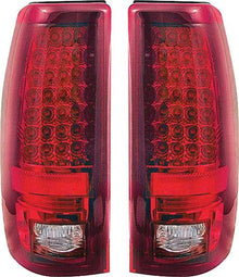 2003-06 Silverado / Sierra Truck Red / Clear LED Tail Lamps