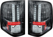 2007-13 Silverado / Sierra Truck Black LED Tail Lamps