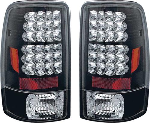 2000-06 Tahoe / Suburban / Yukon Black LED Tail Lamps