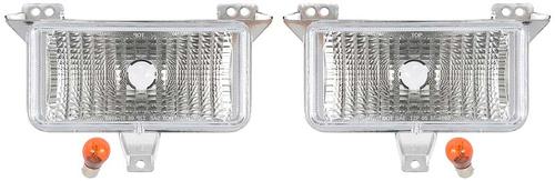 1983-88 Chevy, GMC Pickup, Blazer, Suburban; Custom Park Lamp Set; w/Single Rectangle Headlight